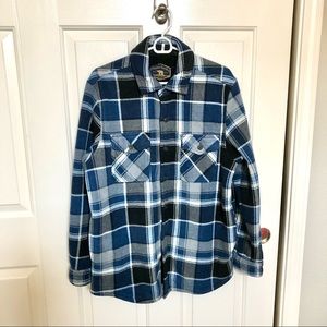 Freedom Foundry Men Blue Plaid Jacket Sz Medium
